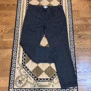 CALVIN KLEIN leopard print Ponte knit trousers